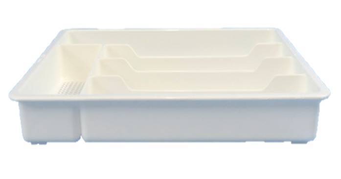 Cutlery Tray New White Plastic