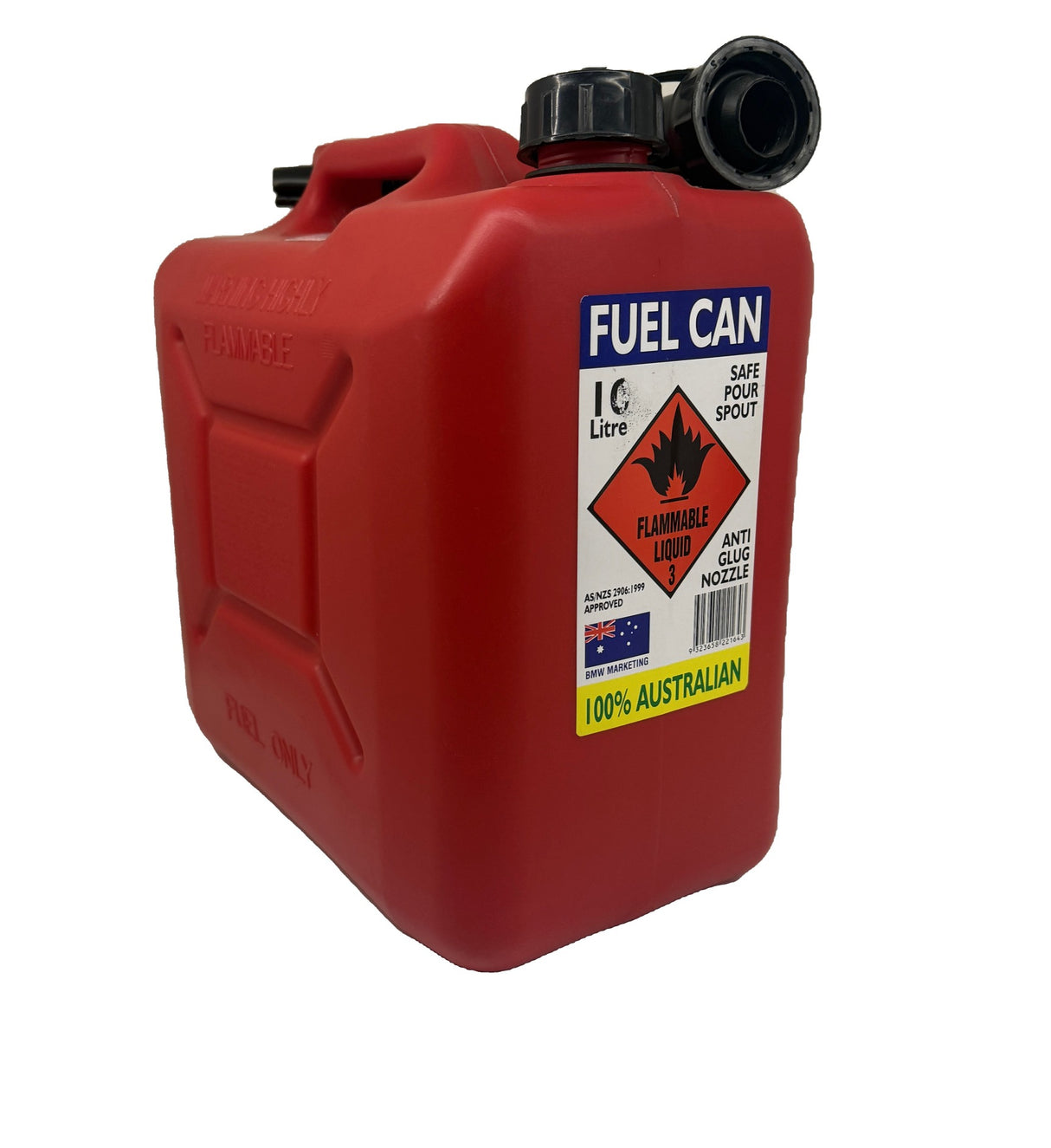 Fuel Safe Plastic Fuel Can 10L Red - in stock 31/03/2026