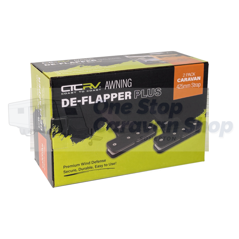 COAST Strap De-Flappers PLUS for Roll-Out Awnings | CARAVAN | Pack of 2.
