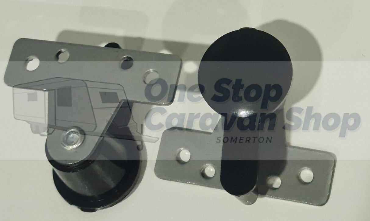 Millard POW Plastic/Metal Lock Black