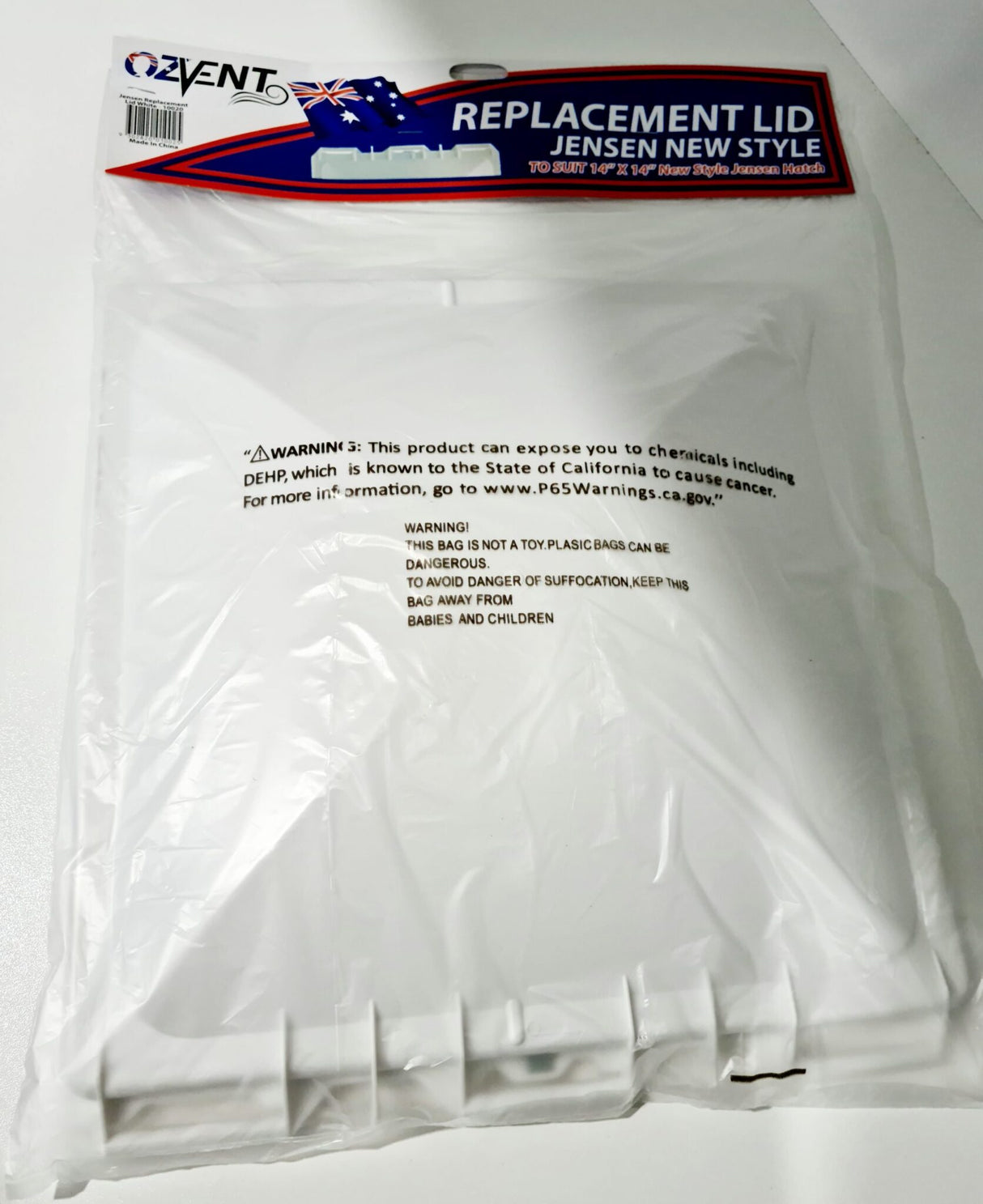 JENSEN NEW STYLE REPLACEMENT LID WHITE - 10020