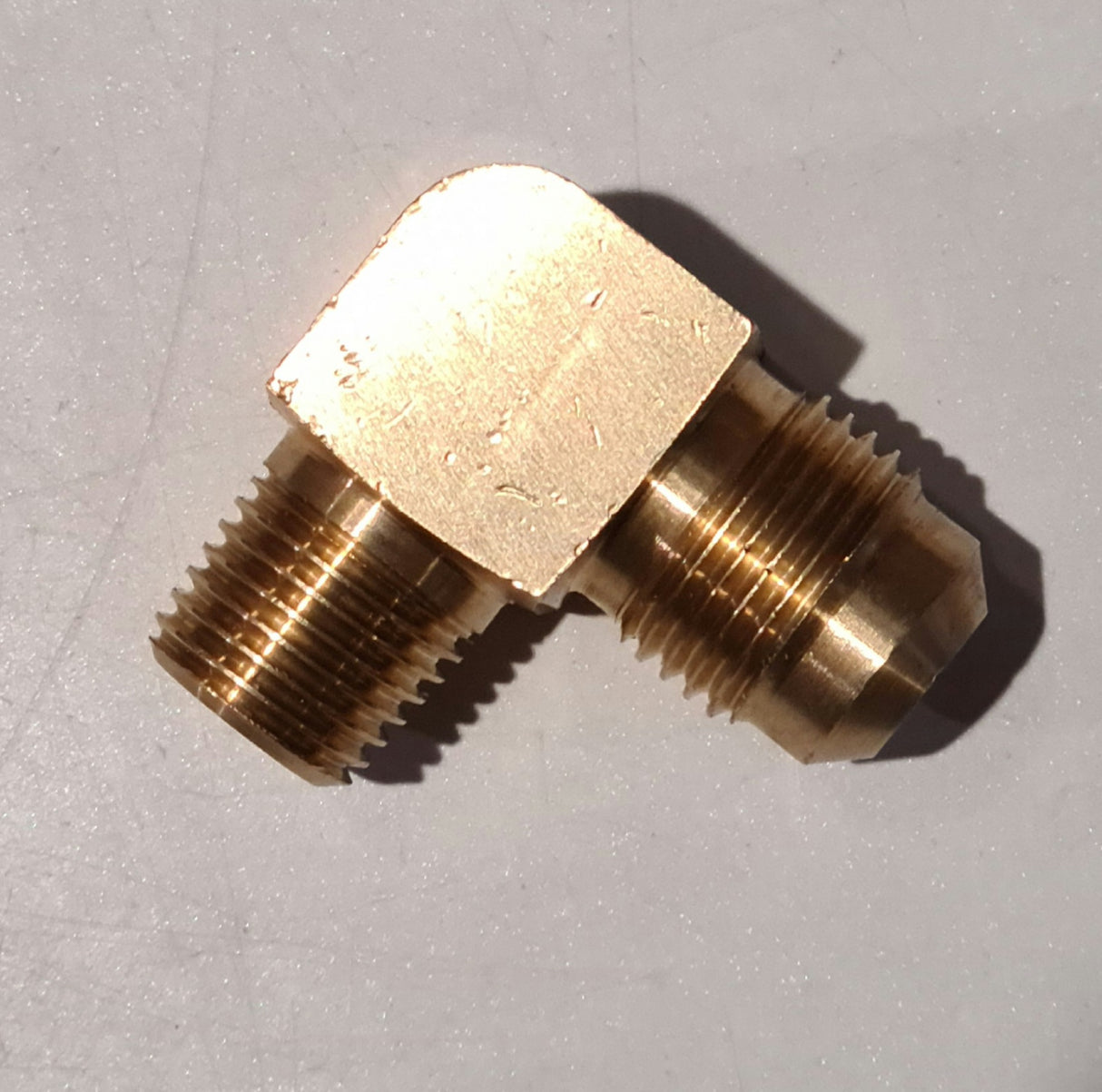 1/4 Male BSPT x 3/8 Male Flare Gas Fitting