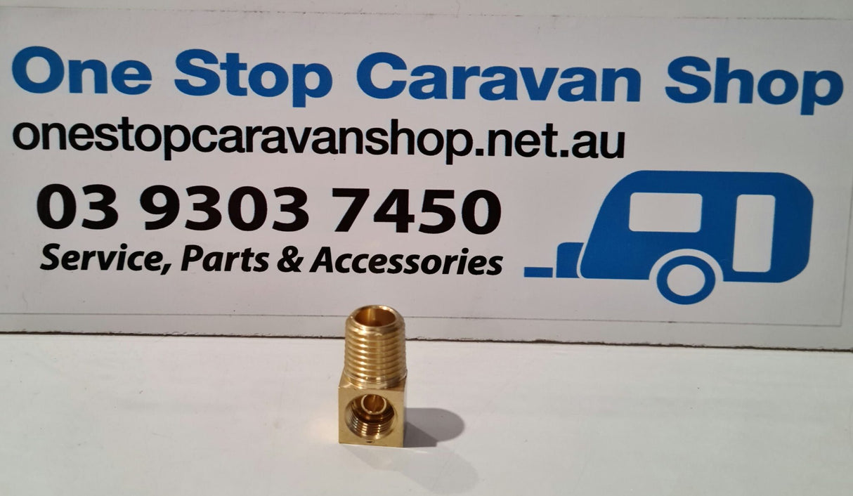 1/4 x 1/4 Inverted Flare Elbow Gas Fitting