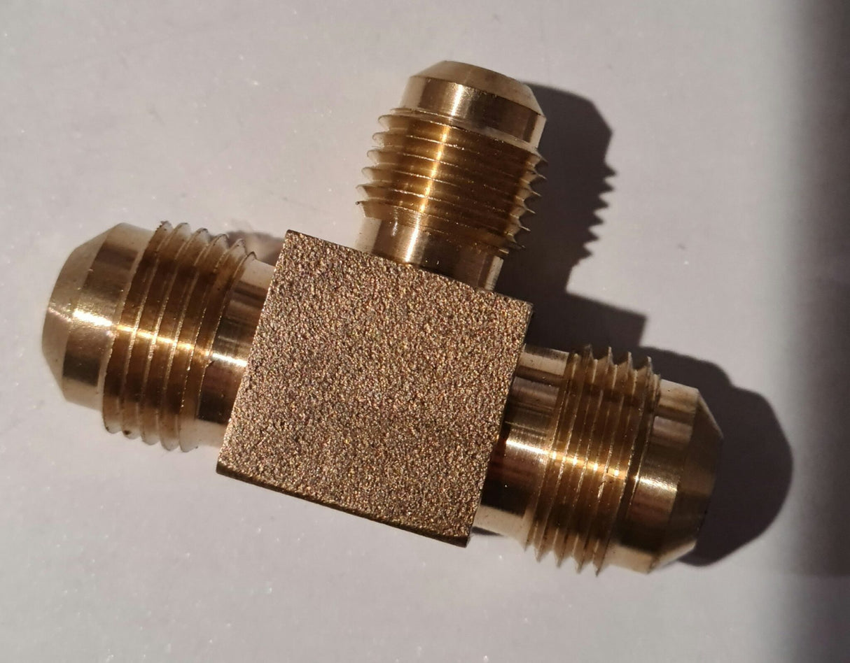 3/8 - 3/8 - 5/16 Tee Gas Fitting