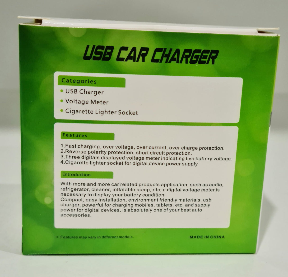 USB CAR CHARGER - OSCSUSB03