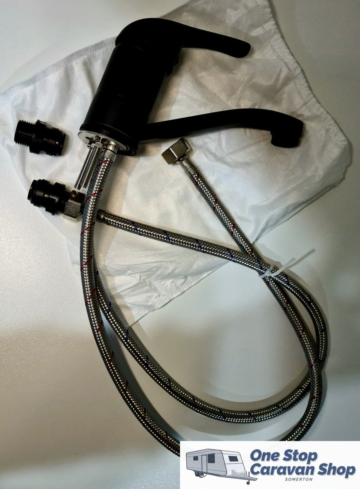 Caravan Bathroom Sink Mixer 150mm spout - 82H41-MB