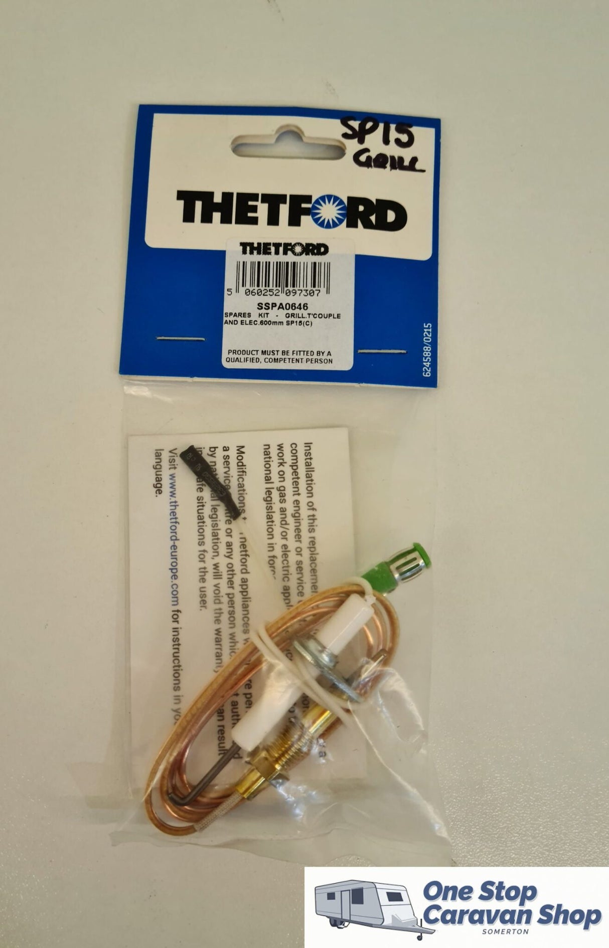 SSPA0646 - THETFORD GRILL Thermocouple Coaxial 600mm