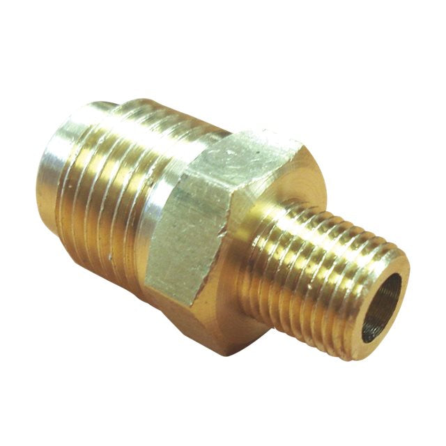 SAE Male x BSP Tapered Male Union 3/8" x 1/8"