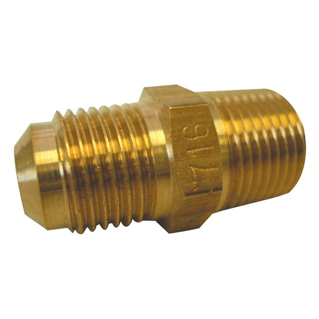 SAE Male x BSP Tapered Male Union 3/8" x 3/8"