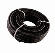 Black 10m X 28mm Sullage Waste Hose Roll