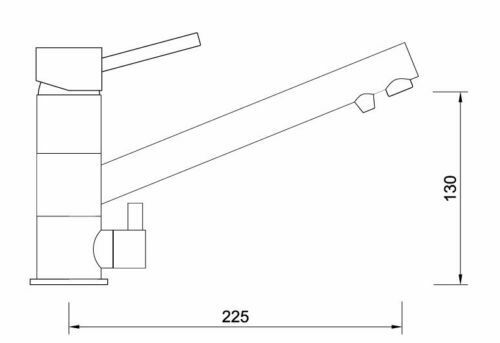 3 WAY MIXER TAP CHROME - TW01
