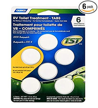 Camco RV Toilet Treatment - Tabs