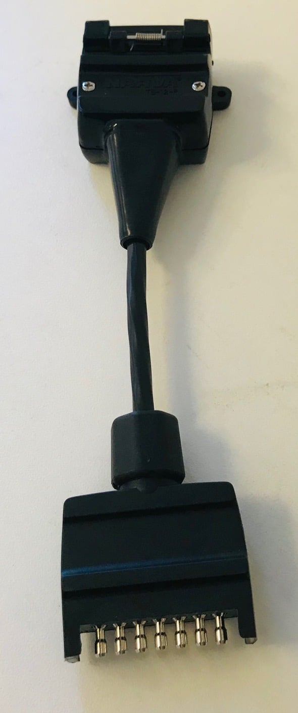 7 Pin flat to 12 Pin Flat Adaptor