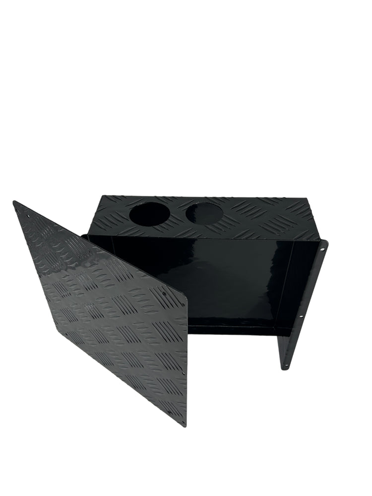 9.5L Black Checker Plate Tank Cover (Gen 4 only)