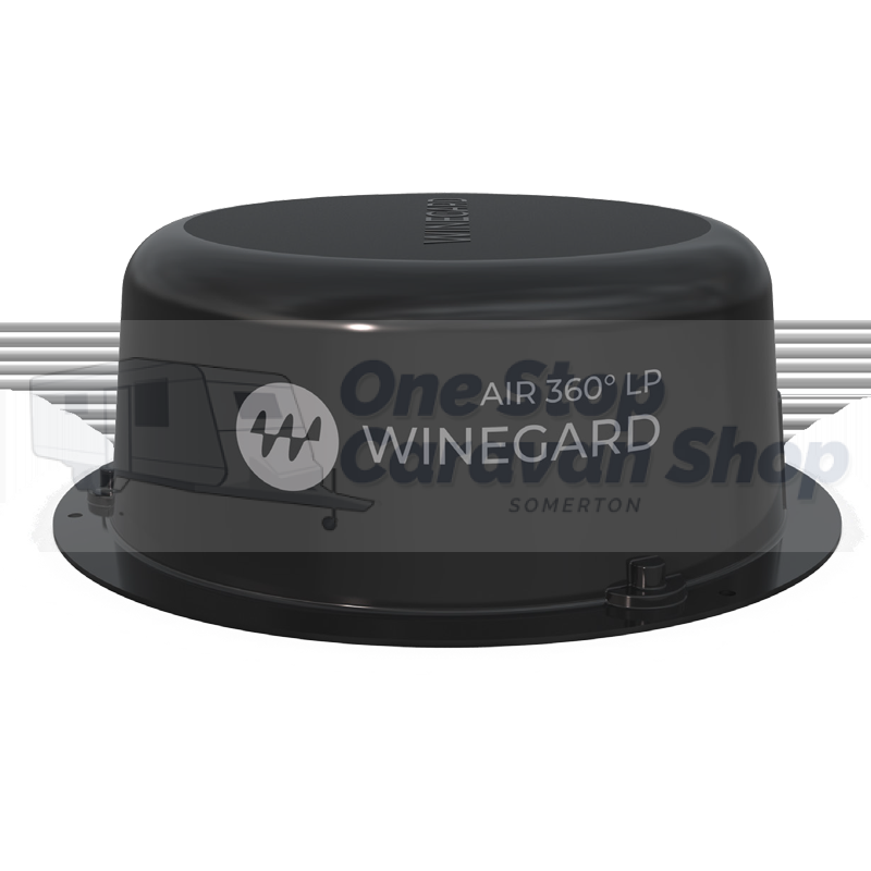 WINEGARD - AIR 360LP Compact Omnidirectional TV & FM Antenna Black- 900-00092