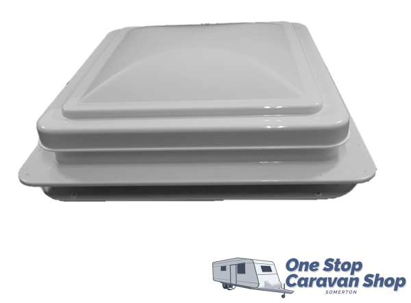 OZVENT 12V 14"X14" HATCH WHITE LID