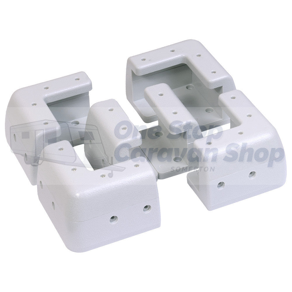 Universal Solar Mount Brackets Set of 6 (Grey)