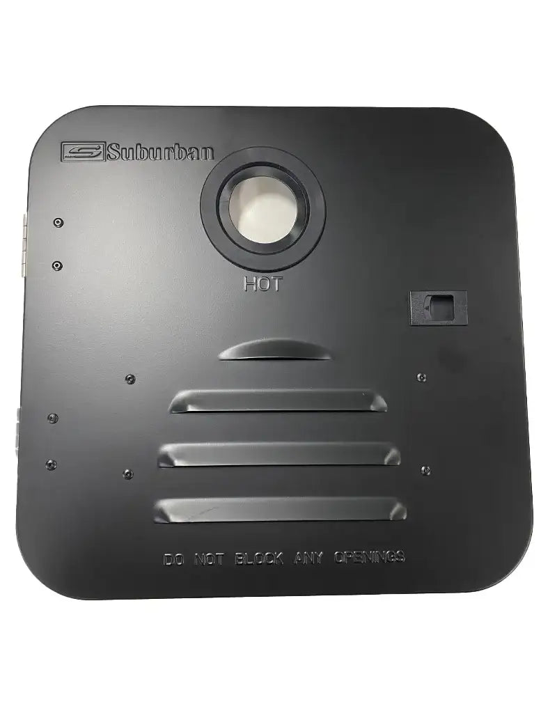 SUBURBAN ST60 Hot Water Heater Door + Frame | BLACK. 6285AEB