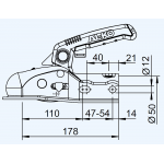 ALKO Euro Coupling Head - AK161