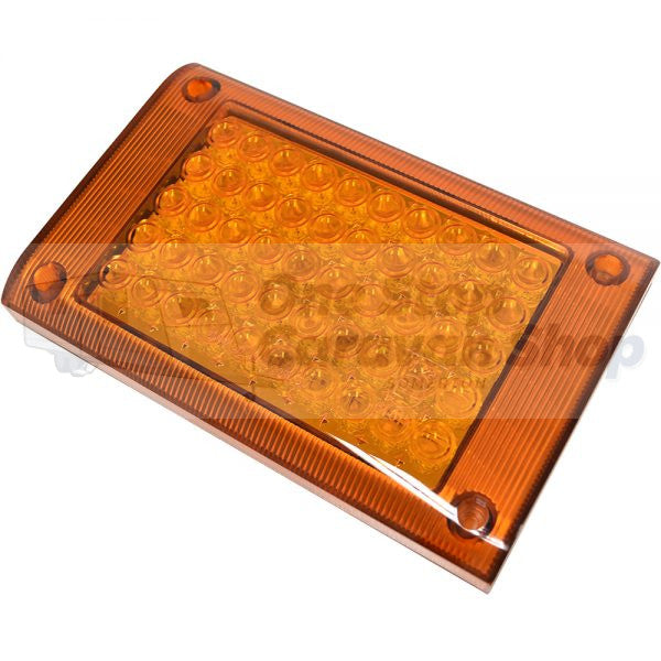 LED JUMBO SINGLE AMBER WITH OUT BASE- AP10887