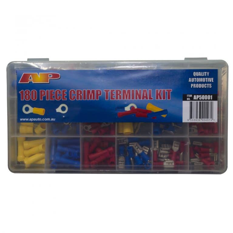CRIMP TERMINAL KIT 180PC