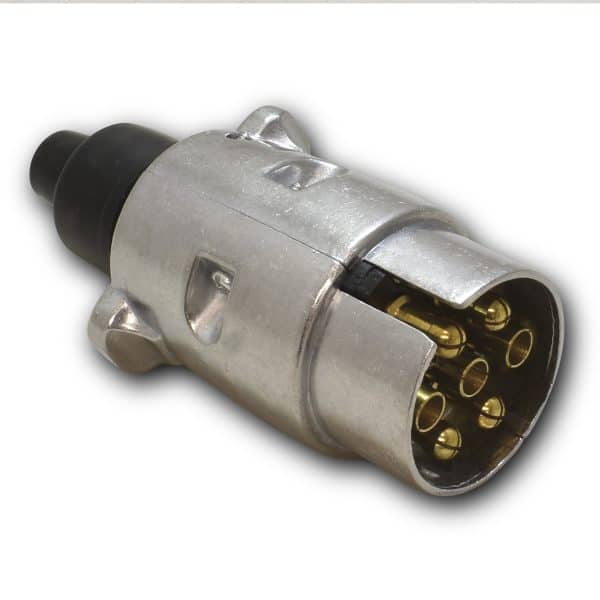 APMax 7 Pin Large Round Plug Metal Blister