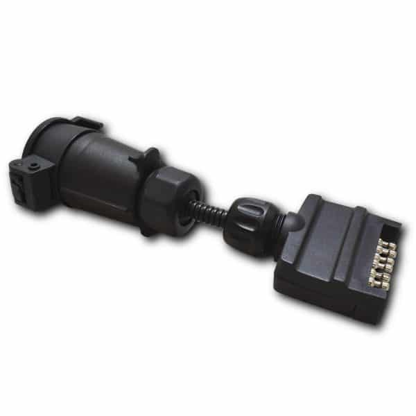 APMax 7Pin Flat Socket 7Pin Large Round Plug