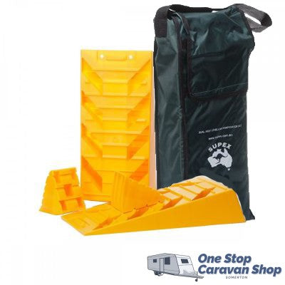 SUPEX DUAL AXLE LEVELLING RAMP/CHOCK SET - SRWLD