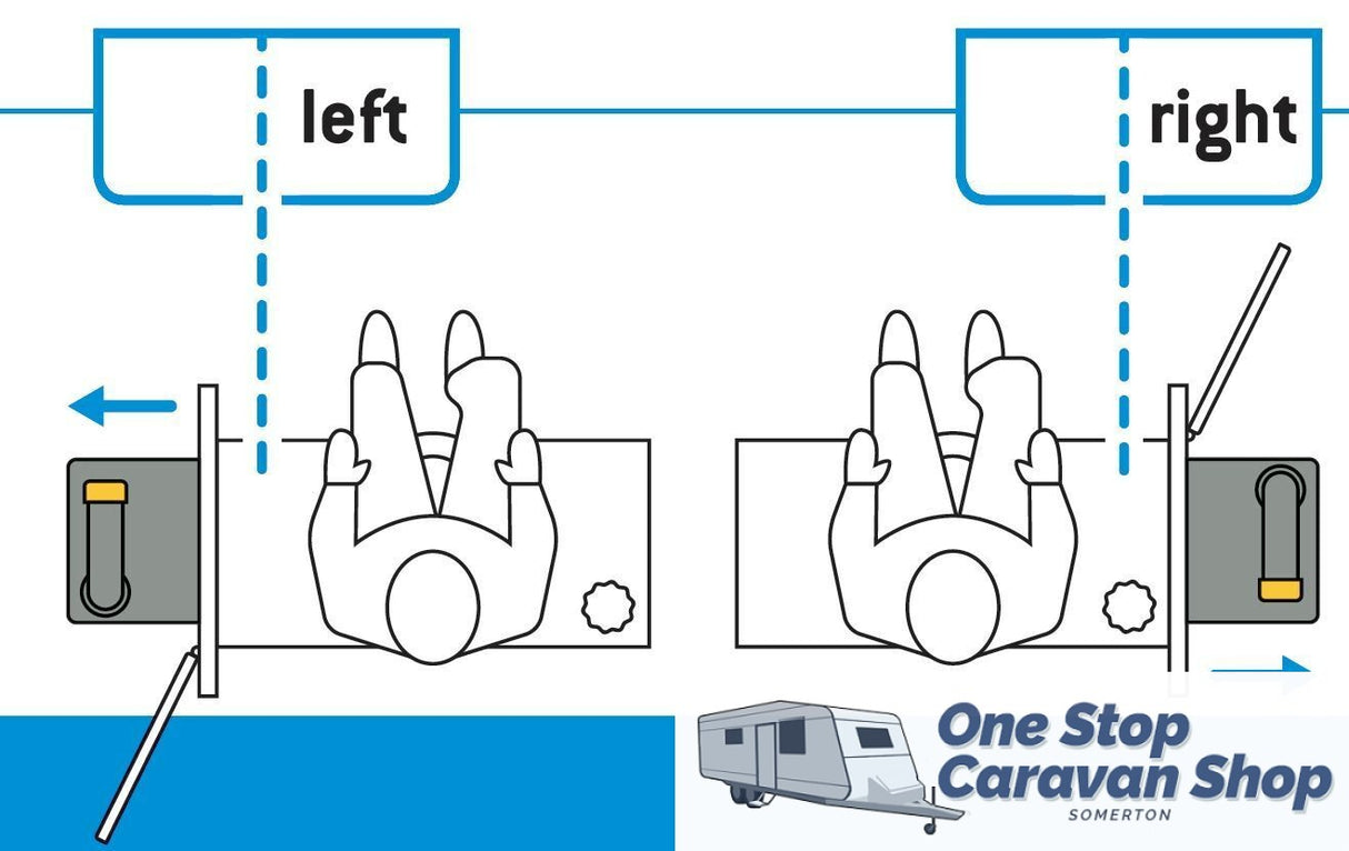 Thetford Slide Assembly Right Hand - Suit Thetford C400 Toilets
