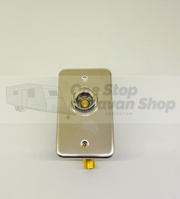 Elbow Bayonet with Wall Plate & Bracket Kit t/s 3/8"