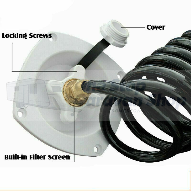 Seaflo Water Inlet Pressure Regulator - White