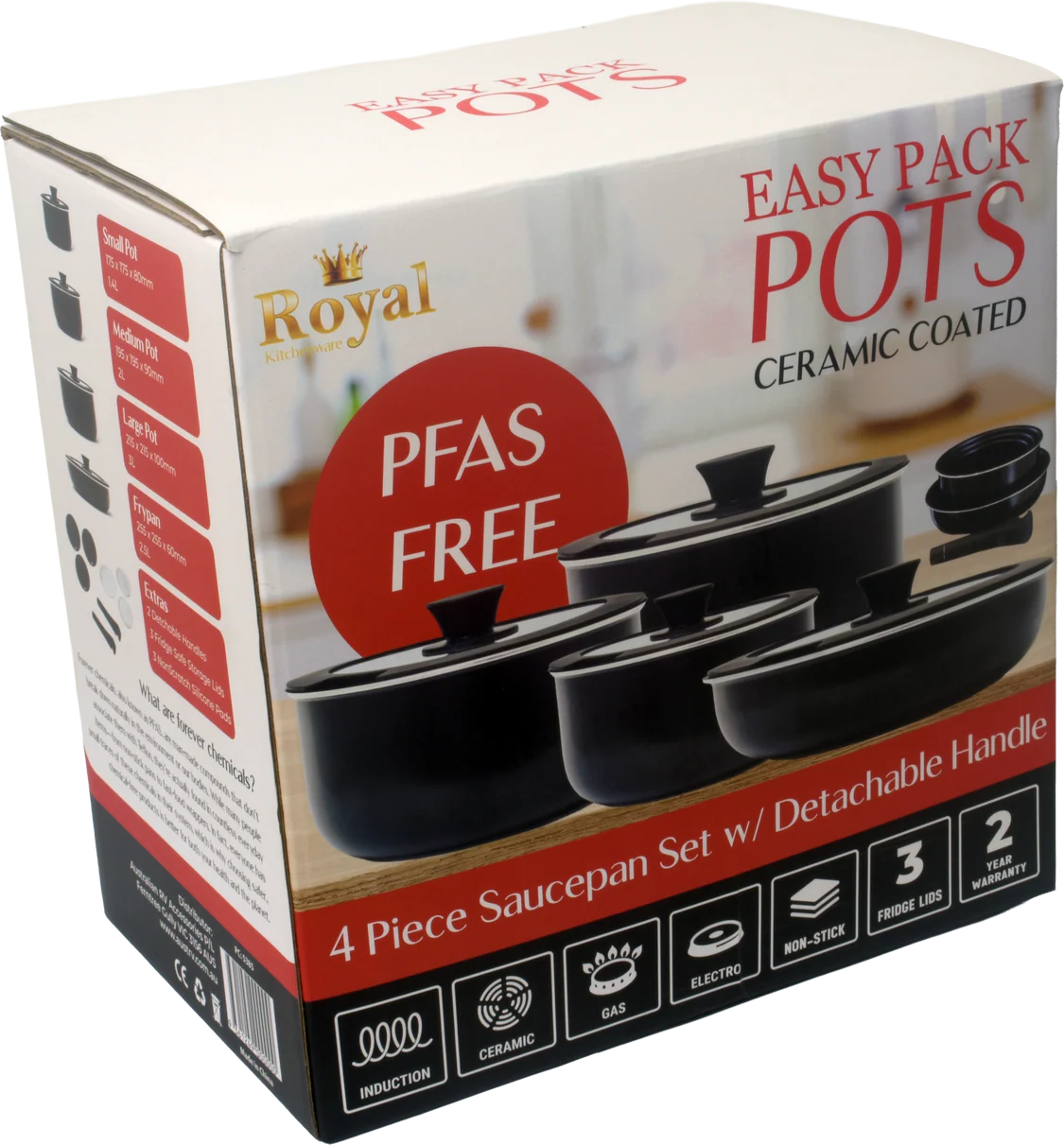 Easy Pack Pots - Stackable Smart Pots (Ceramic)