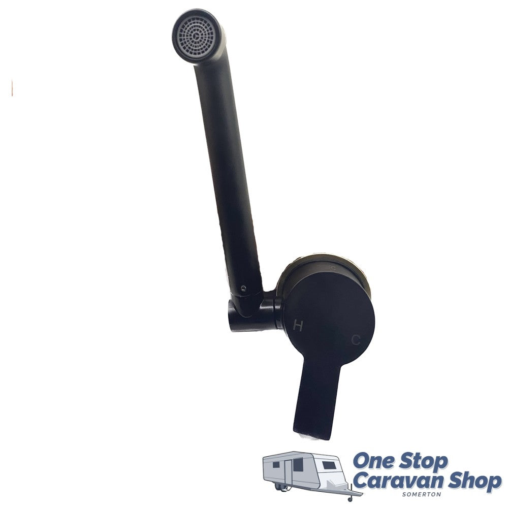Black Fold Down Mixer Tap