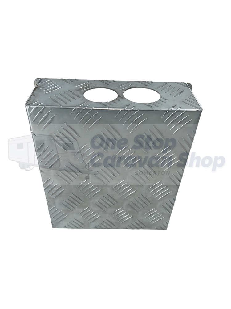 AUFOCUS Silver Checker Plate 5L Tank Cover - Gen 4