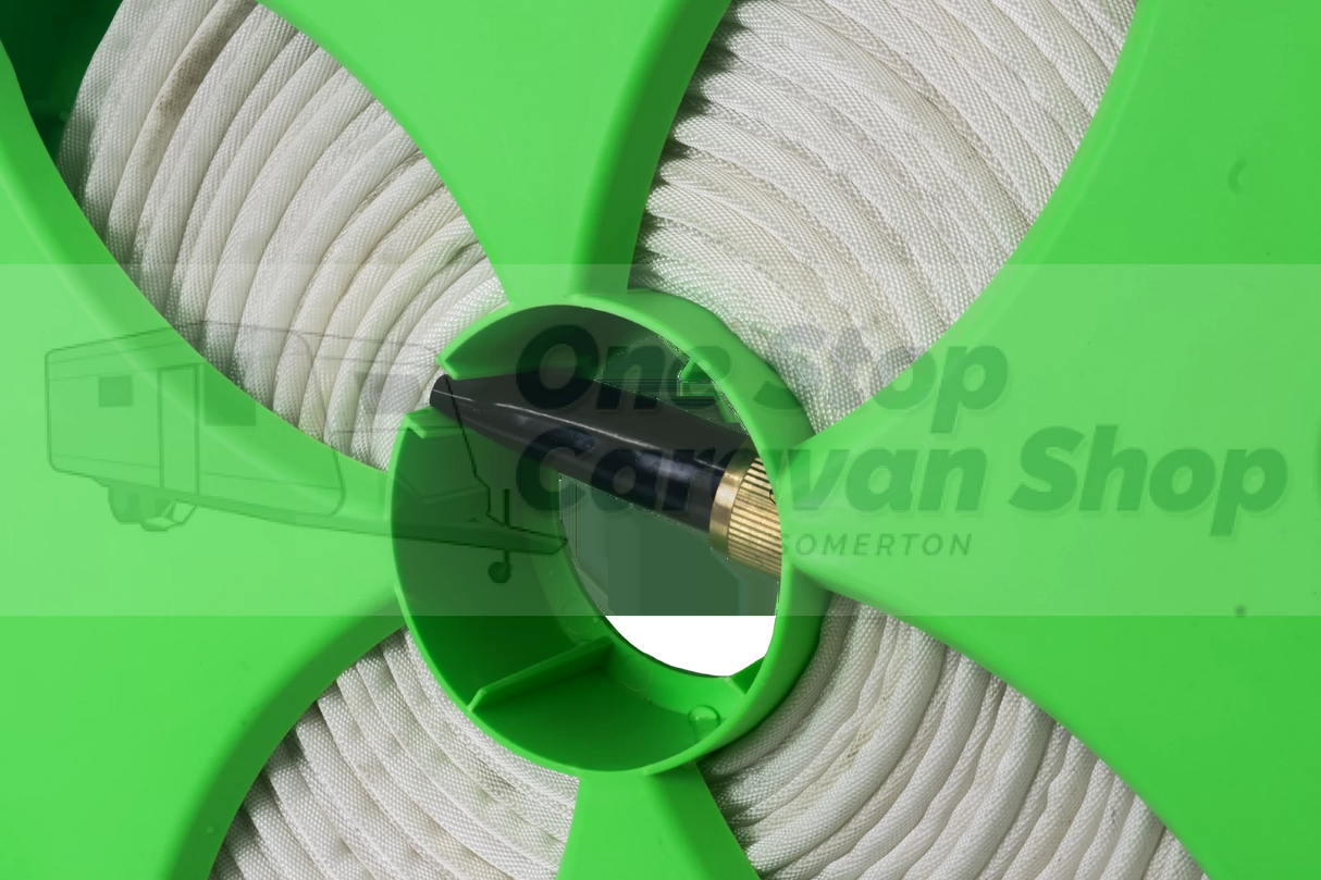 RV Flomaster 15m Flat Hose Reel with Hose