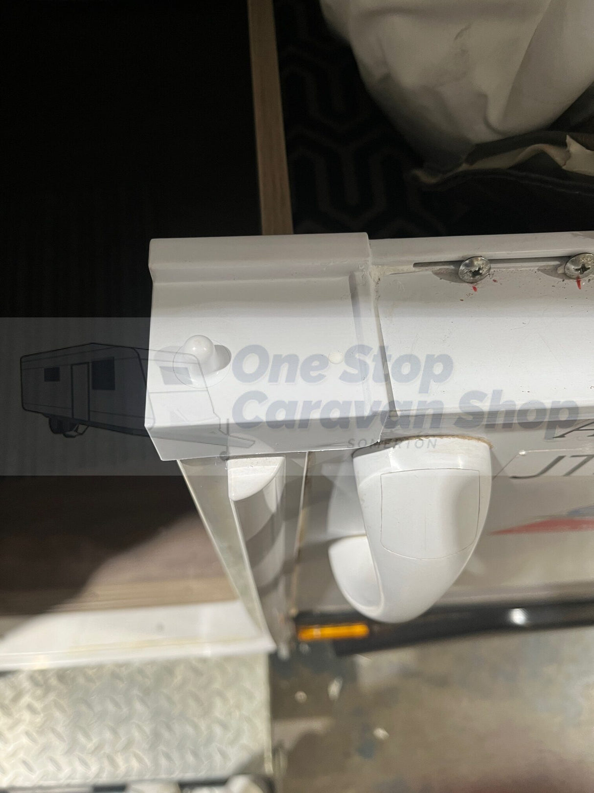 Jayco Camper Door Corner Mould White Pair LH & RH