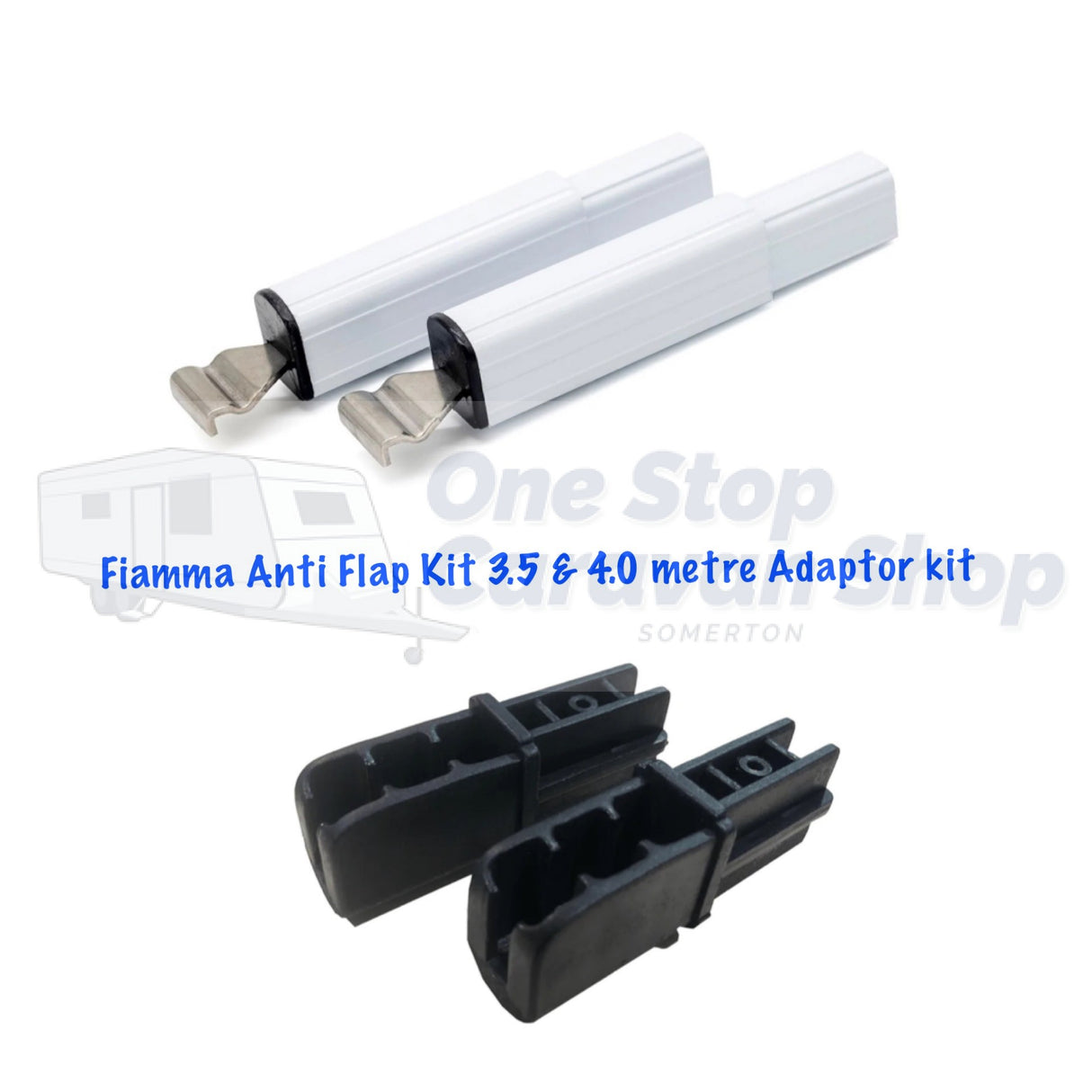 Fiamma 3.5m & 4.0m Awning Aussie Traveller Anti-Flap Kit Adaptor-White
