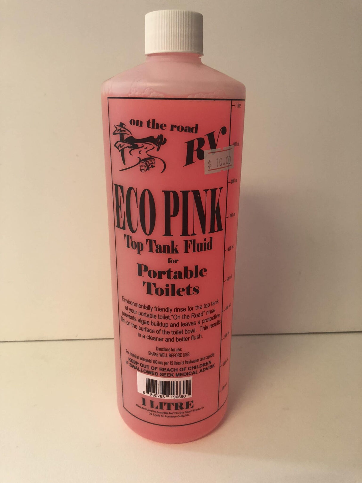 RV Eco Pink Top Tank Fluid for Portable Toilets
