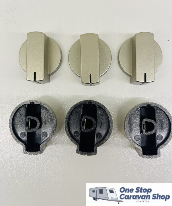 Thetford Spinflo/Caprice Straight Knobs Matt Nickle - Single