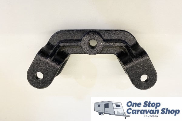 ROCKER ROLLER CENTRE ARM SUIT TRAILER & CARAVAN SPRINGS. BLACK PAINTED