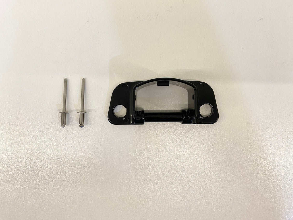 Lippert SOLERA Awning Parts - Bottom Foot + Semi Tube Rivet (N) - PC Black