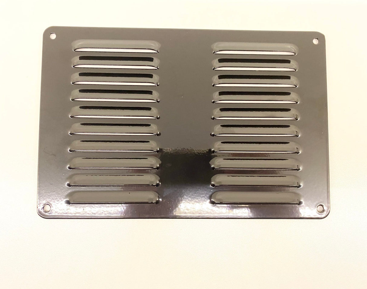 Black Metal Ventilation Grille 23.3cm x 14.8cm