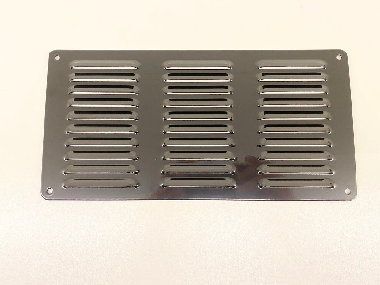Black Metal Ventilation Grille 30cm x 15cm