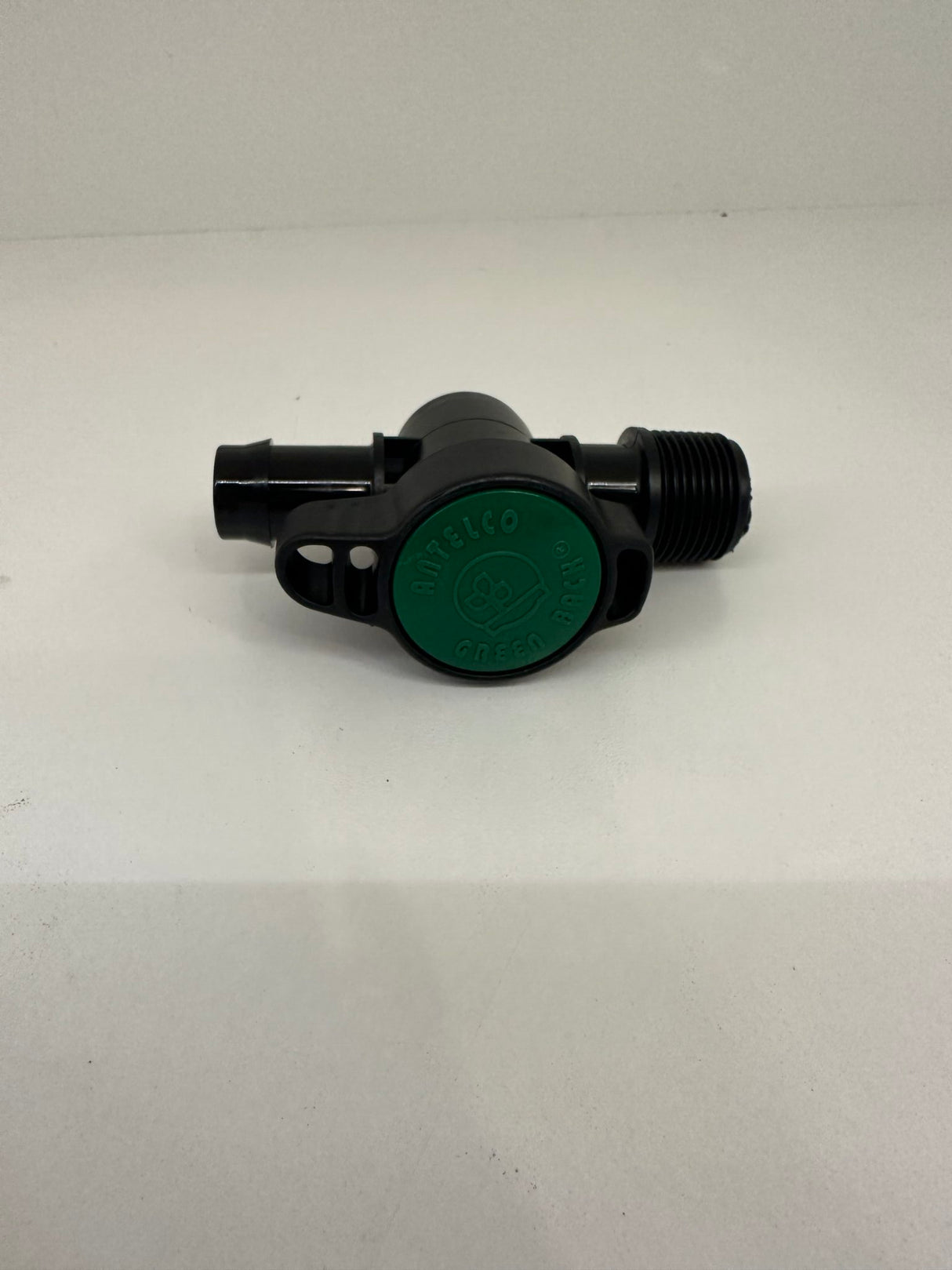Antelco 19mm Barbed Valve 3/4 BSPM Thread Green Top