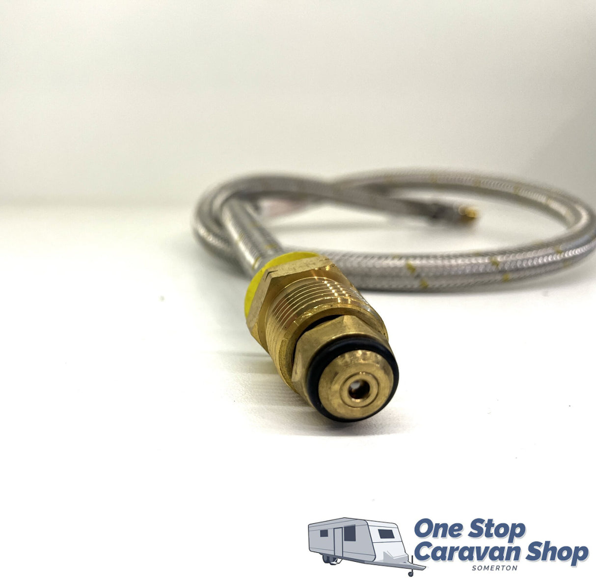 600mm Gas Hose – 1/4 inv Flare Pigtail - Dual Bottles