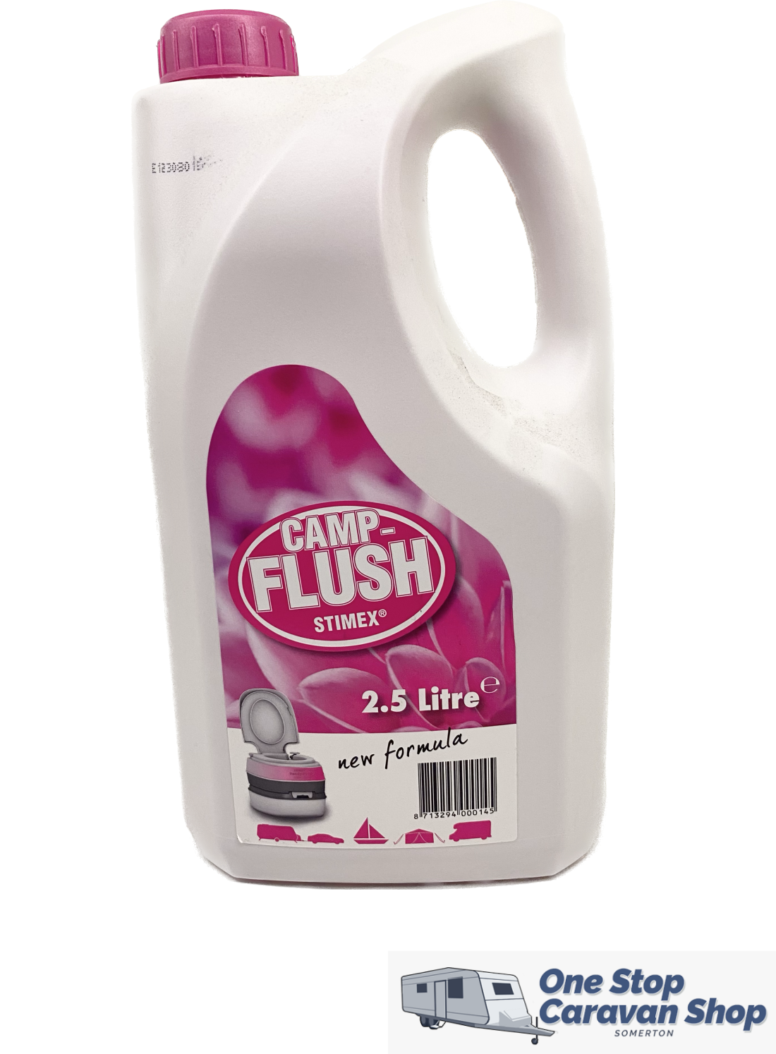 Supex Camp Flush Toilet Chemical 2.5 Litre (Pink)