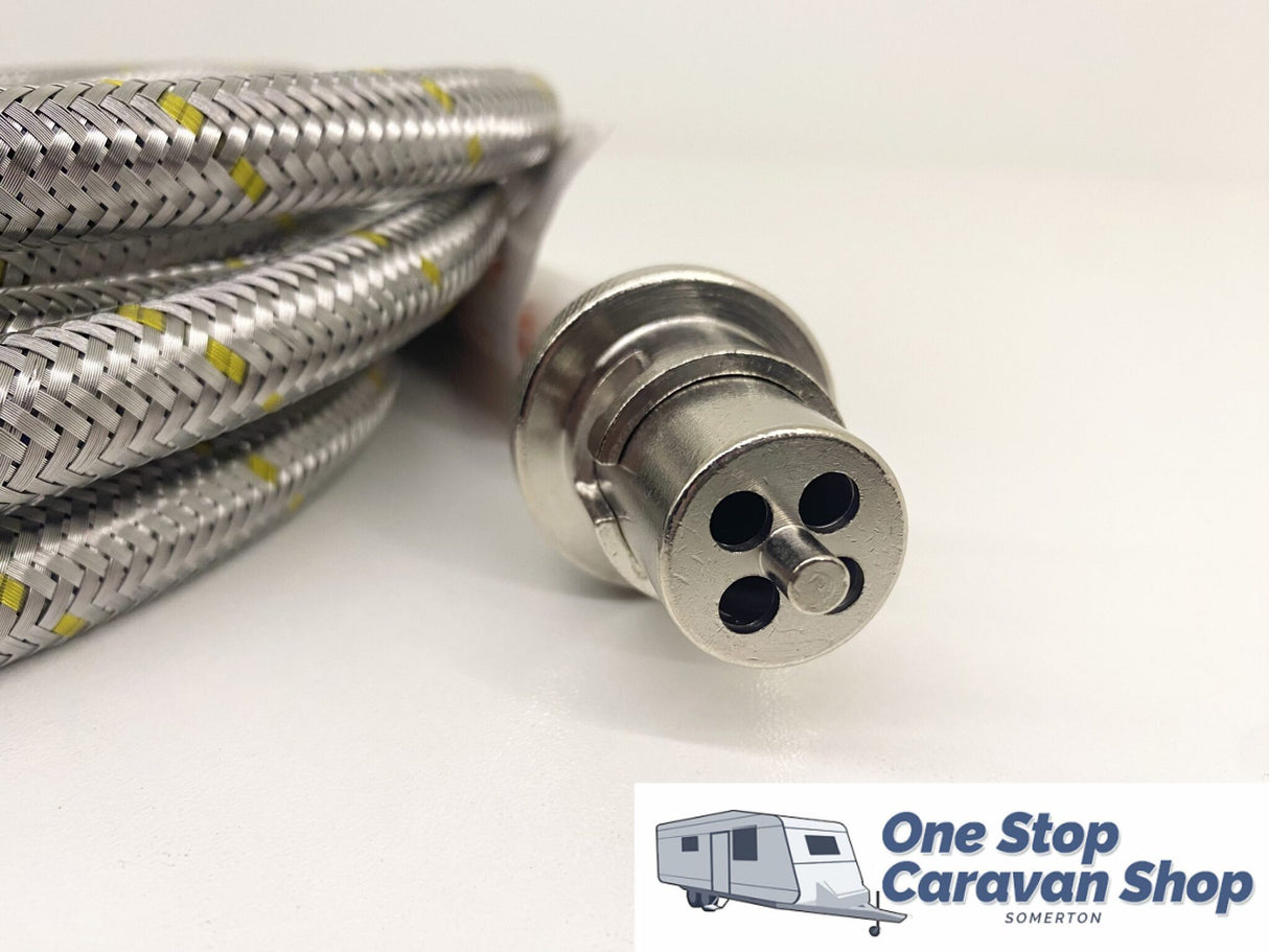 Gas Bayonet Hose 2m 3/8 to suit Webber BBQ