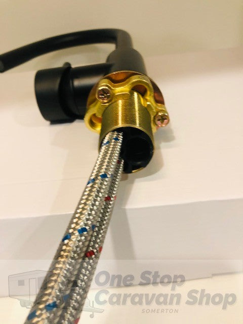 Kitchen Mixer Tap Faucet Basin Laundry Sink - BLACK