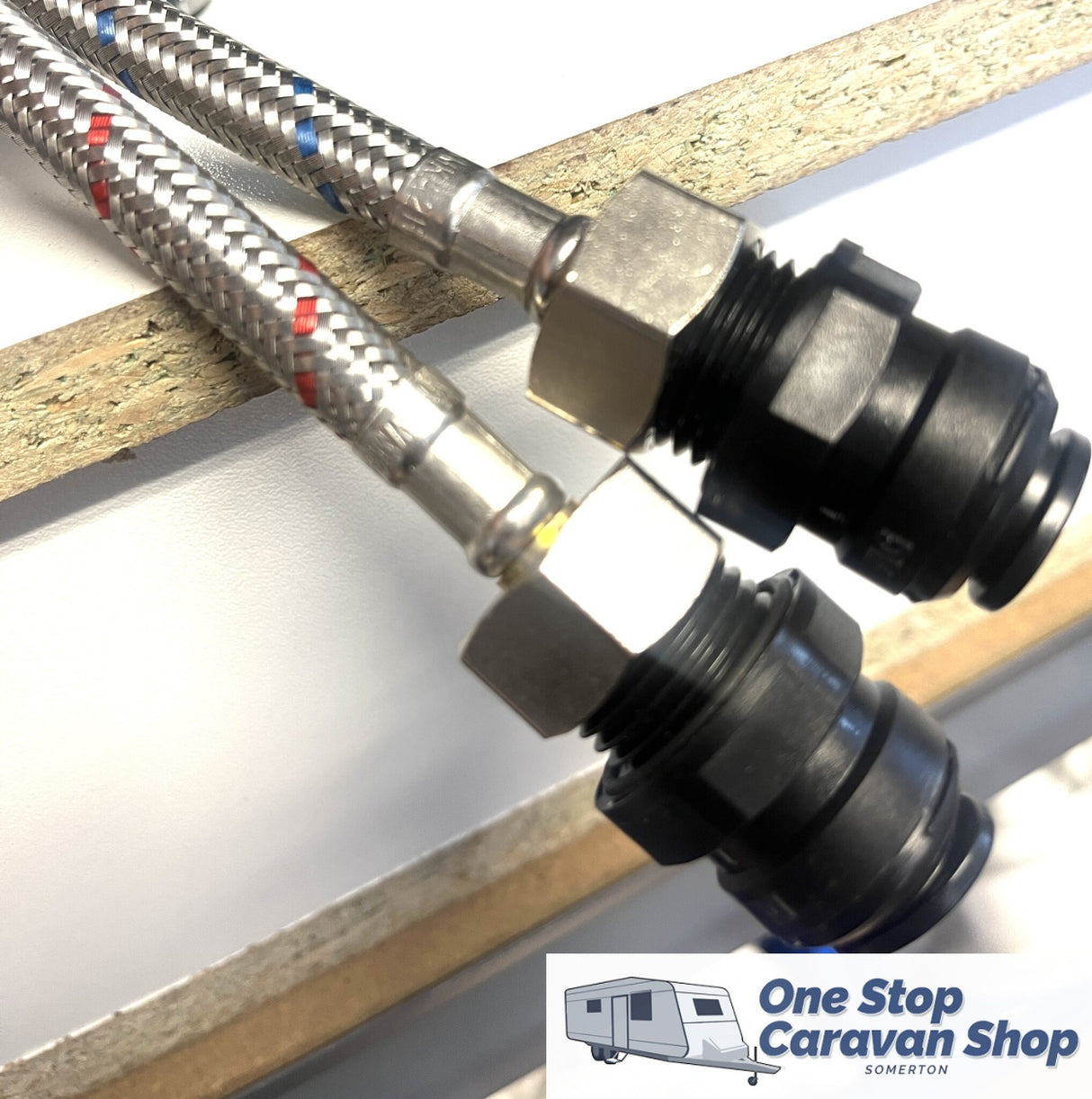 Caravan Corner Sink - Hot & Cold Mixer Tap