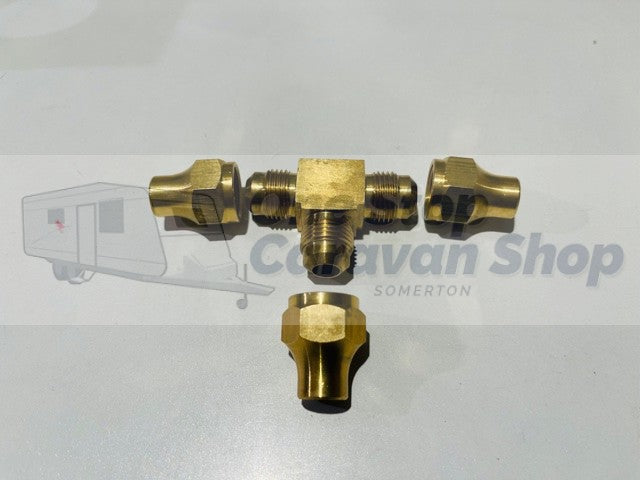 Gas Bayonet DIY Fitting Kit with 2m 3/8" Webber BBQ hose